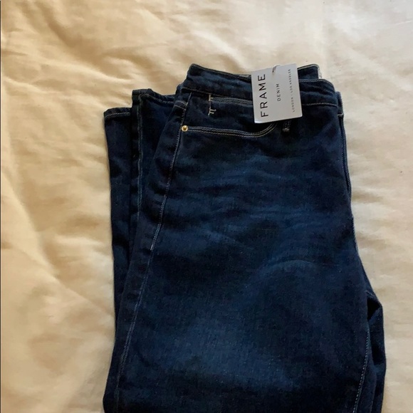 NWT! Frame Le High Straight, Emmanuelle Jeans - Picture 4 of 4
